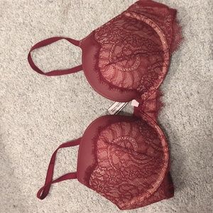 Victoria's secret red push up bra